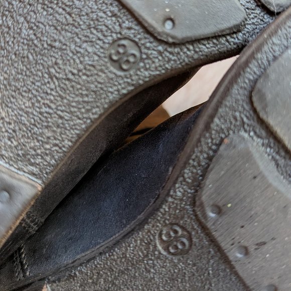 Moto Boots - Distressed look- from Italy  Size 38 - Picture 8 of 8